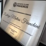 placa de homenagem premium