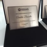 placa de homenagem premium