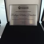 placa de homenagem premium