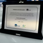 placa de homenagem premium